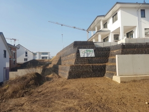 Geogitter im Bau