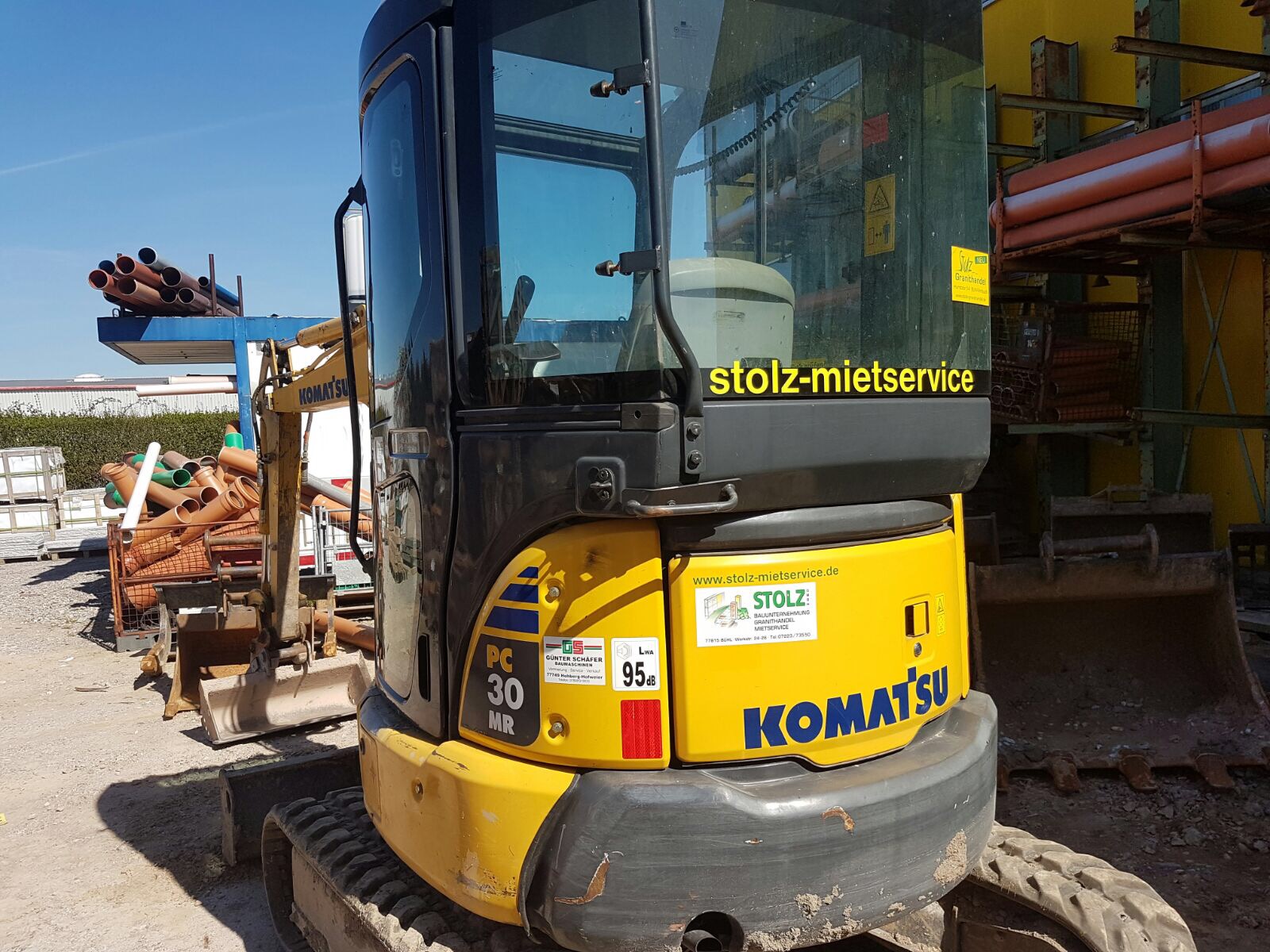 Komatsu Minibagger Stolz GmbH Bauunternehmung - Mietservice in Bühl/Baden