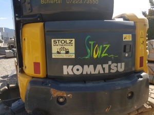 Komatsu Minibagger - Stolz GmbH Bauunternehmung - Mietservice
