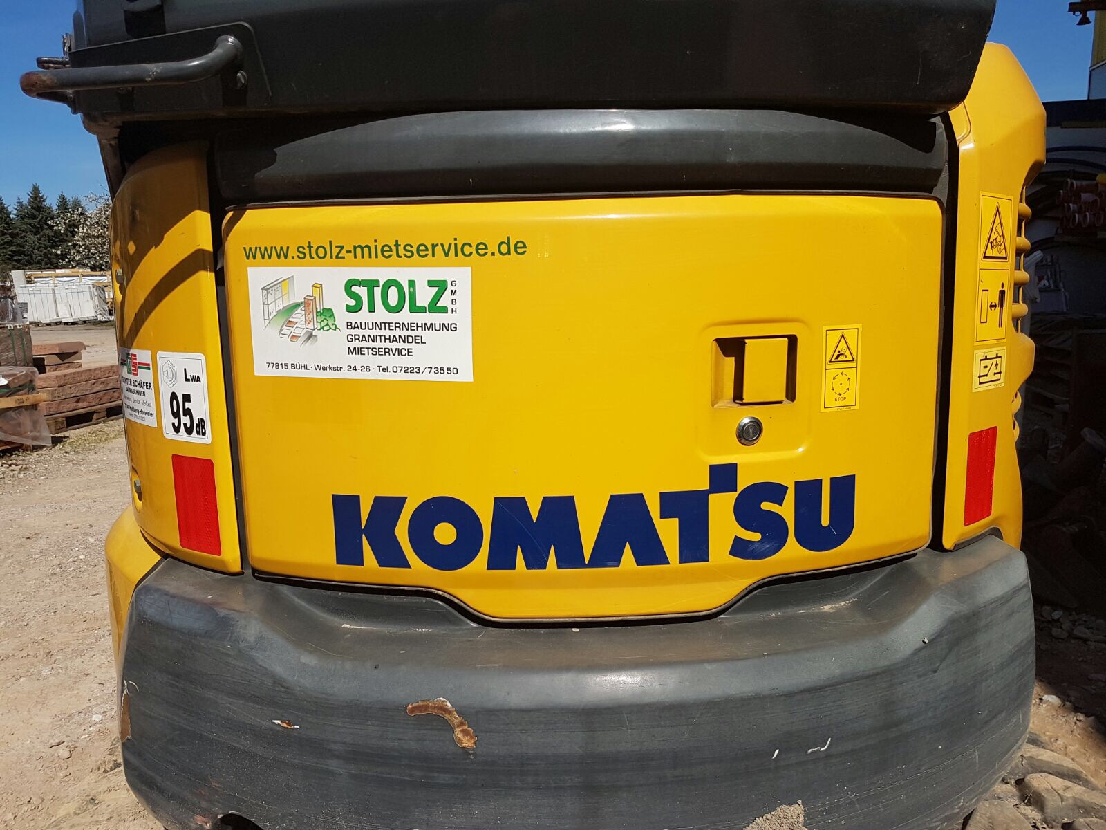 Komatsu Minibagger - Stolz GmbH Bauunternehmung Bühl/Baden- Mietservice